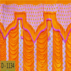 Designer Curtain - Made of 24 Gauge Bright Lycra Cloth