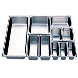 GN Pan Lid - (1/6) - 7 Inch Length x 6.4 Inch Width - Made of Steel