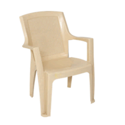 National Thunder Shine Chair - Made of Plastic -  Cream  Color