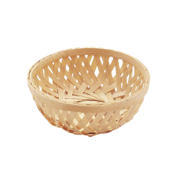 Bamboo Round Basket - 4 Inch - Made of Bamboo Stick