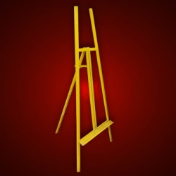 3.5 FT Adjustable Easel Stand - Made of Iron - Golden Colour