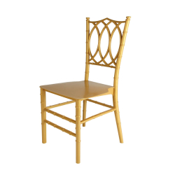 National Vivah Chair - Made of Plastic - Golden Color