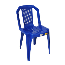 National Uno Chair - Made of Plastic - Blue Color