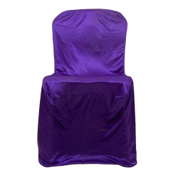 Chair Cover - Made Of Bright Lycra - Purple Color