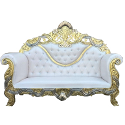 Sofa & Couches - Made of Wood & Gold Coating