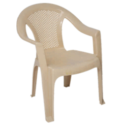 National Chair - Made of Plastic - Cream Color