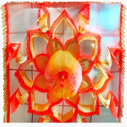 Designer Mandap Ceiling - Made Of Taiwan & Bright Lycra Cloth