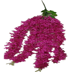 Artificial Decorative Wisteria Flower - 3.5 FT - Pink Color