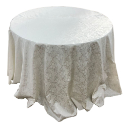 3D Round Table Cover - 4 FT X 4 FT - Made Of Taiwan Cloth & Brite Lycra
