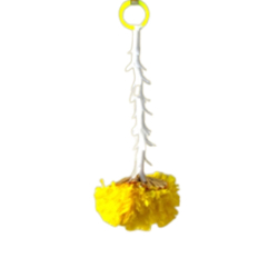 Fancy Flower String Wall Hanging - Made Of Plastic