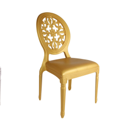 National Karnival Chair - Made of Plastic - Golden Color