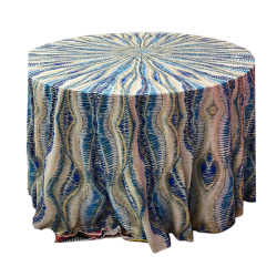 3D Round Table Cover  - 4 FT X 4 FT - Made of Taiwan Cl..