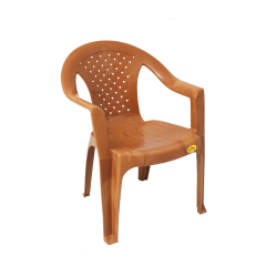 National Delhi Chair - Made of Plastic - Brown Color