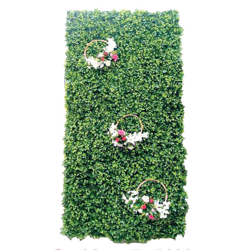 Artificial Flowers Wall - 4 FT X 8 FT -  Made Of Plastic