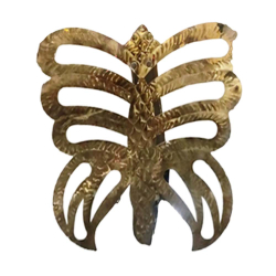 Decorative Butterfly Stand - Made of Golden Steel Sheet