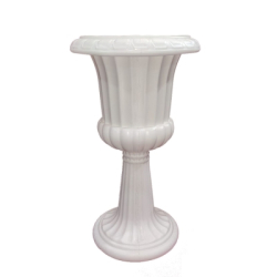 Victoriya Pot  (12 Inch)  white Fresh