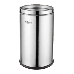 Mintage Paper Bin Solid ( Dual Tone ) - Made Of Stainless Steel