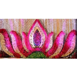 Stage Decorative Lotus Pannel - Made Of Polyester