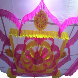 Designer Mandap Ceiling - Made Of Taiwan & Lycra