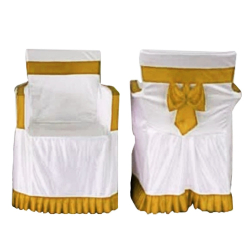 Chair Cover With Handle - Made Of Chandani Cloth