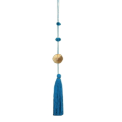 Fancy Tassel Wall Hanging - Made Of Woolen And Gotta Patti.