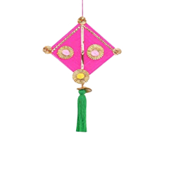 Wall Hanging Kite Tussel - 9 Inch x 18 Inch - Made Of Woolen