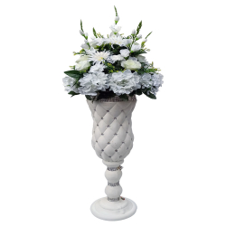 Artificial Flower Pillar Bouquet - Made of Plastic
