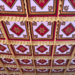 Designer Mandap Ceiling  - Top 14 KG Taiwan & Bright Lycra Cloth