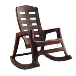 National Chair - Made  of Plastic - Brown  Color