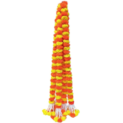 Decorative 5 FT Flower Ladi ( Set Of 5 ) - Made of Pom Pom