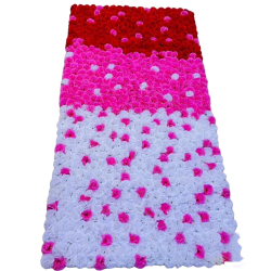 Artificial Flower Panel - 4 FT X 8 FT - Made Of Fabric Cloth