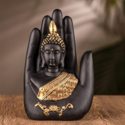 Blessing Buddha Rajasthani Handicraft Statue -  Made Of Resin