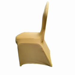 Chair Cover - Lycra Cloth 310 GSM  -  Mango Gold color