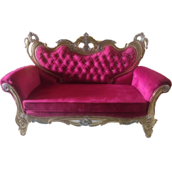 Sofa & Couches - Made of Wood & Gold Coating