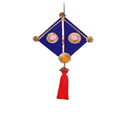 Wall Hanging Kite Tussel - 12 Inch x 22 Inch - Made Of Woolen