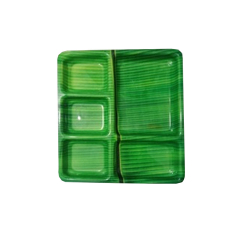 5 Compartment Plate - Made of Acrylic