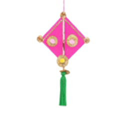 Decorative Kite Tassel Wall Hanging - Made of Woolen & Bamboo