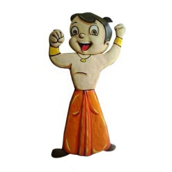 Chota Bheem Statue with Stand - 5 FT - Made Of Fiber