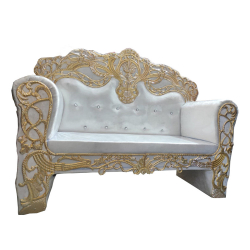 Regular Wedding Sofa & Couches - Made Of Metal - White Color