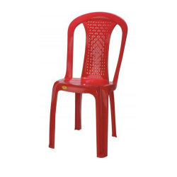 National Vista Chair- Made Of Plastic - Red Color