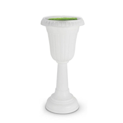Gardens Need Heavy Duty Big Tulip Flower Pot - 18 Inch - Made Of Plastic