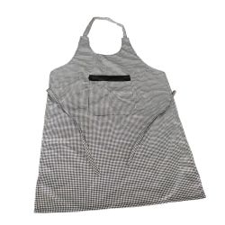Water Proof Fabric - Kitchen Apron - Black & White Color