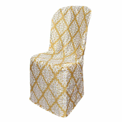 Knitting Printed Chair Cover - Made Of Chandni Cloth