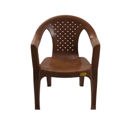National Delhi Chair - Made of Plastic - Dark Brown Color