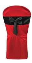 Chair Cover With Bow - Made Of Bright Lycra Cloth