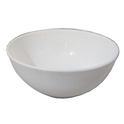 Round Shape Serving  Bowl - Made Of Plastic - White