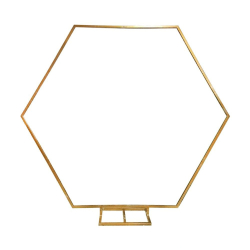 Decorative Hexagonal Ring - 6 FT -  Made Of Iron
