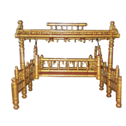 5FT - Heavy Sankheda  Palna - Made of Teak Wood