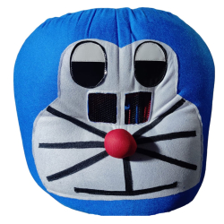 Free Size - Cartoon Mascot Costume - Peach & Black Color