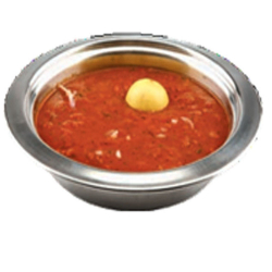 Deluxe Round curry  Bowl - Made of Steel